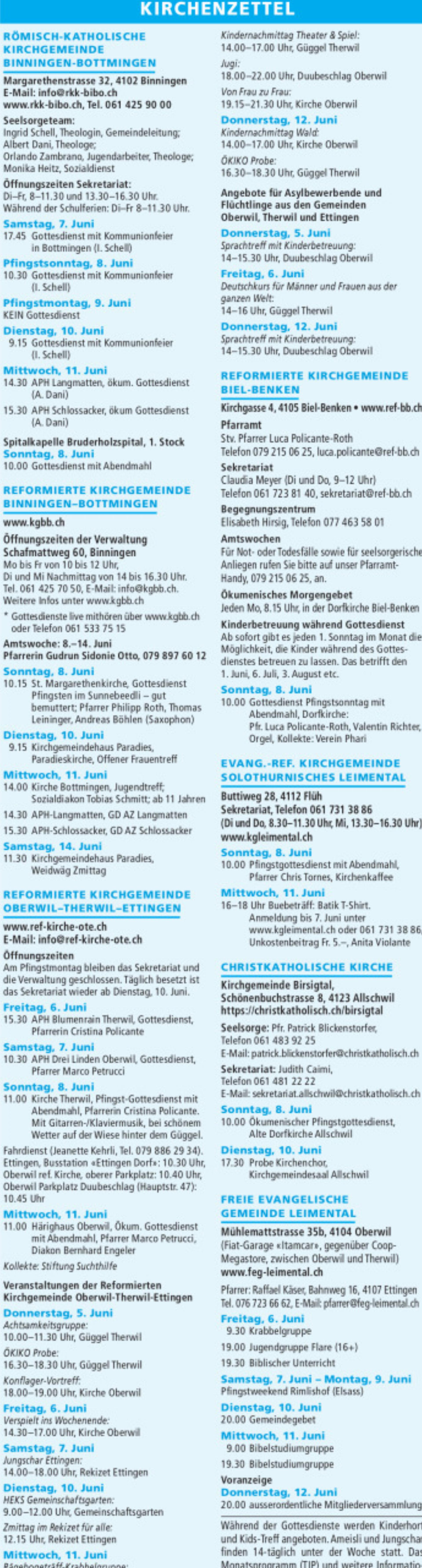 KIRCHENZETTEL