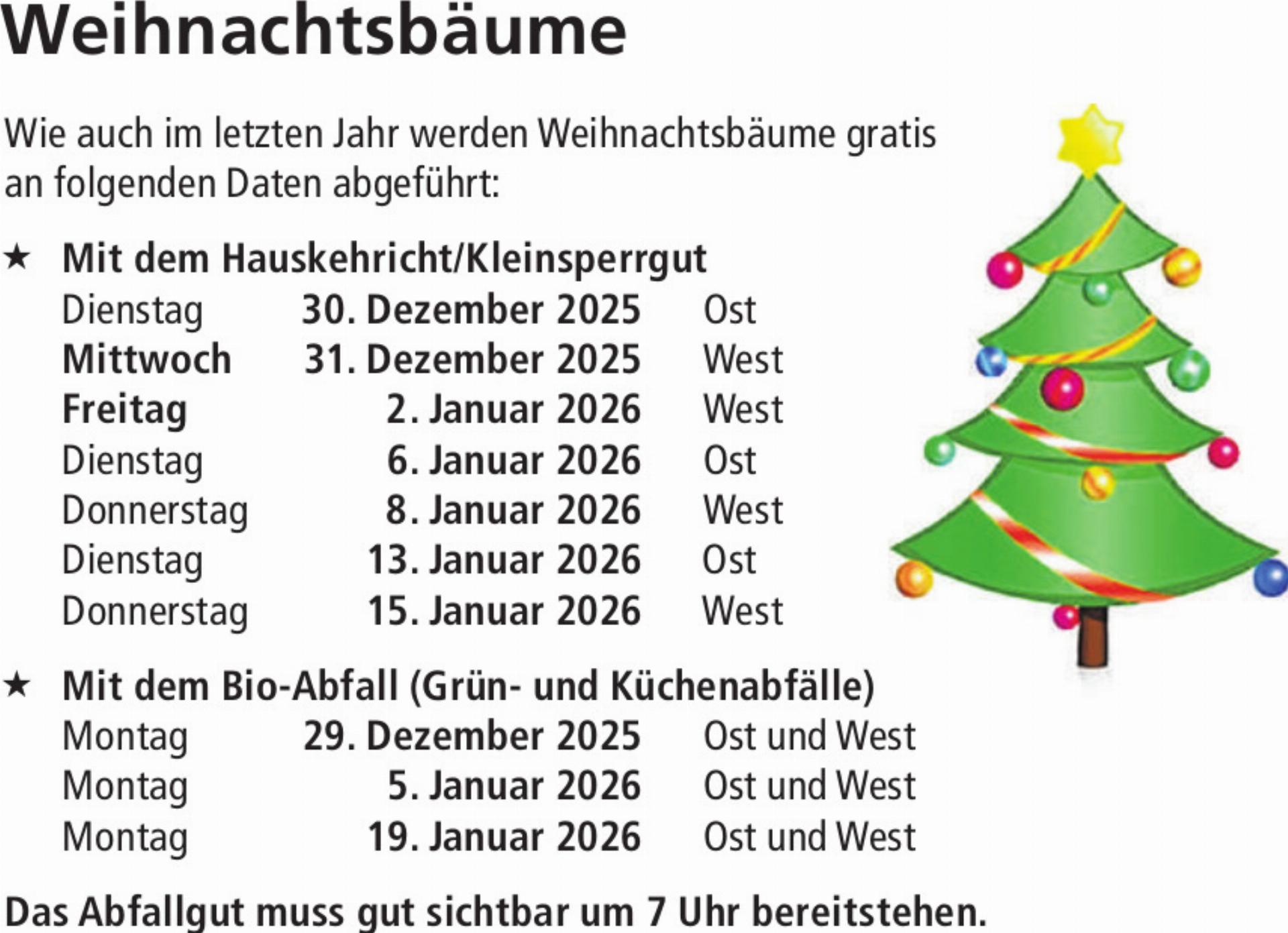 Weihnachtsbäume - Das Bild wird blockiert. – Möglicherweise durch einen aktiven Adblocker.