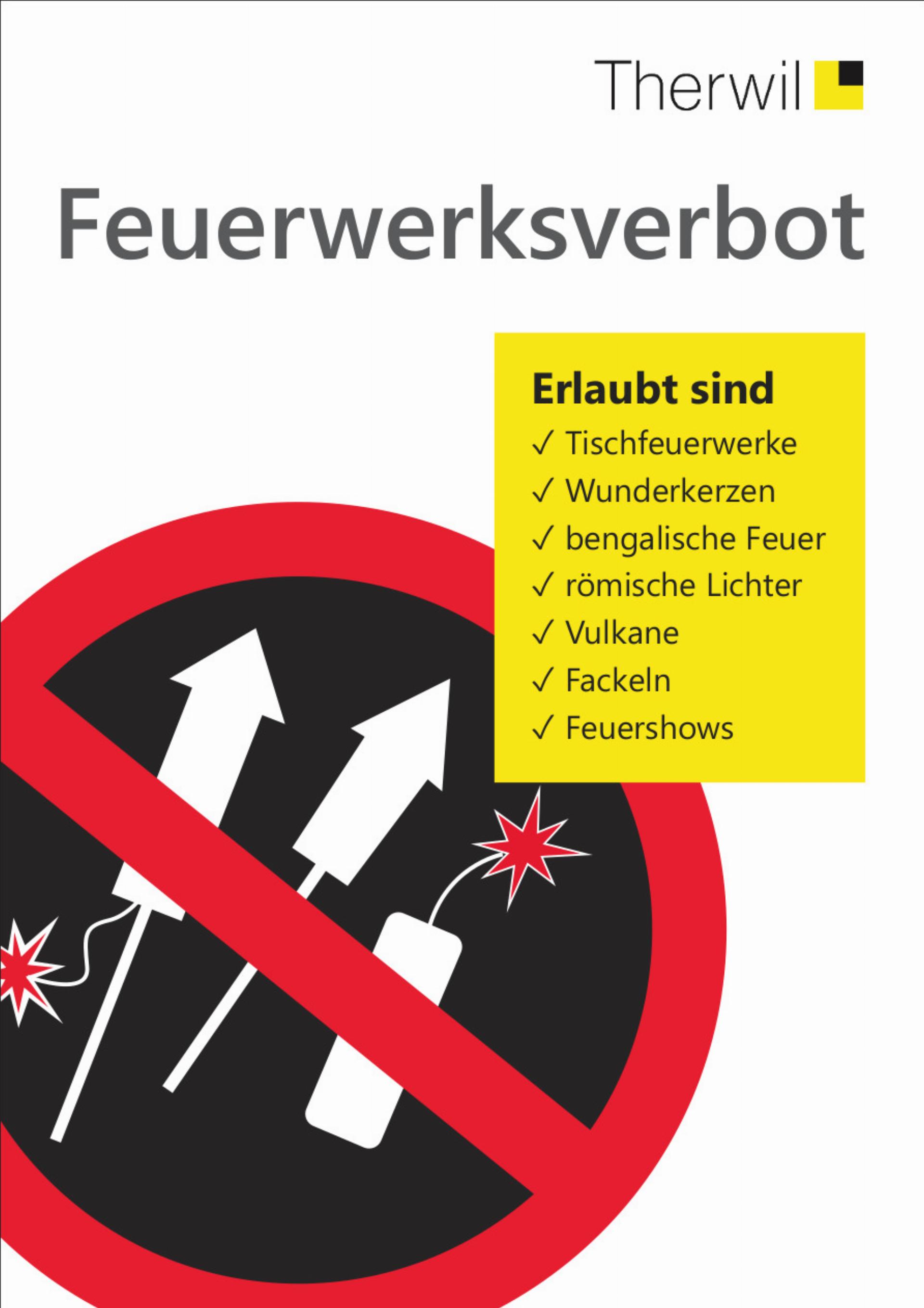 Feuerwerksverbot - Das Bild wird blockiert. – Möglicherweise durch einen aktiven Adblocker.