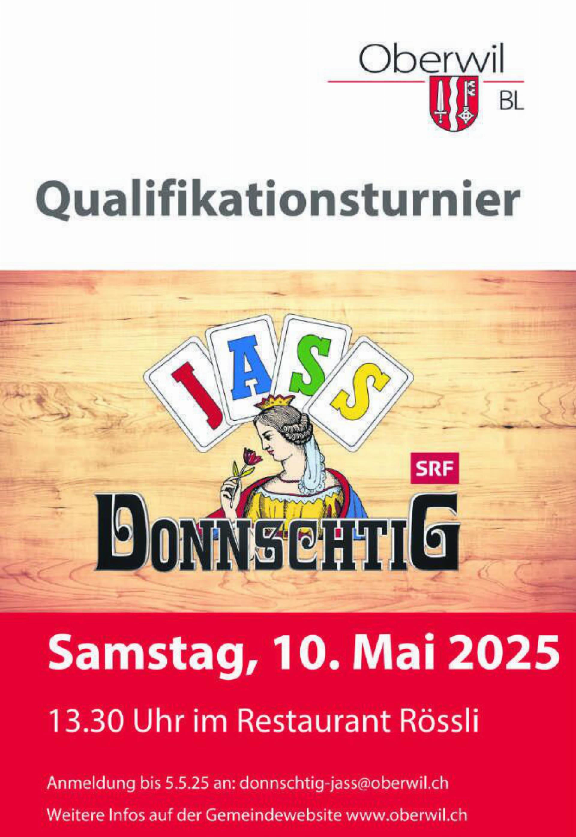 DONNSCHTIG,10. Mai 2025