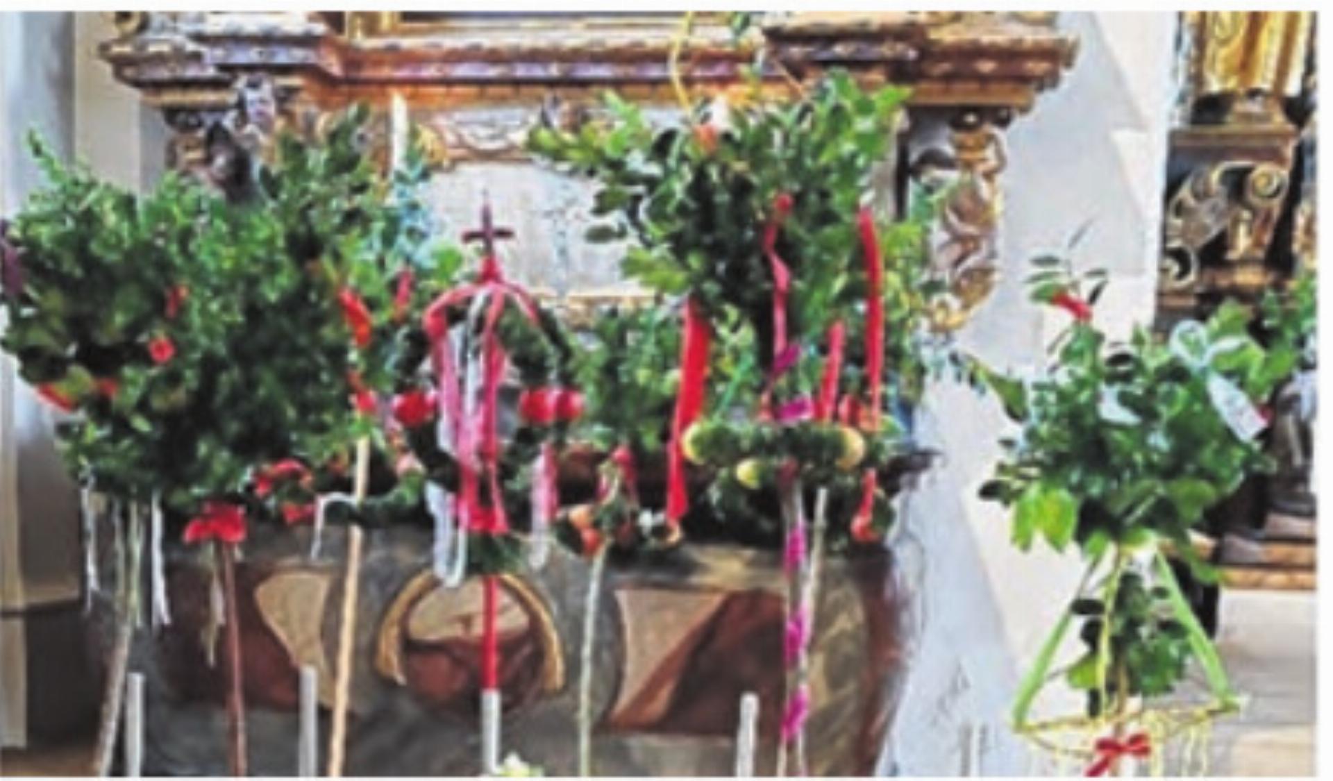 Palmen binden für Palmsonntag - Das Bild wird blockiert. – Möglicherweise durch einen aktiven Adblocker.