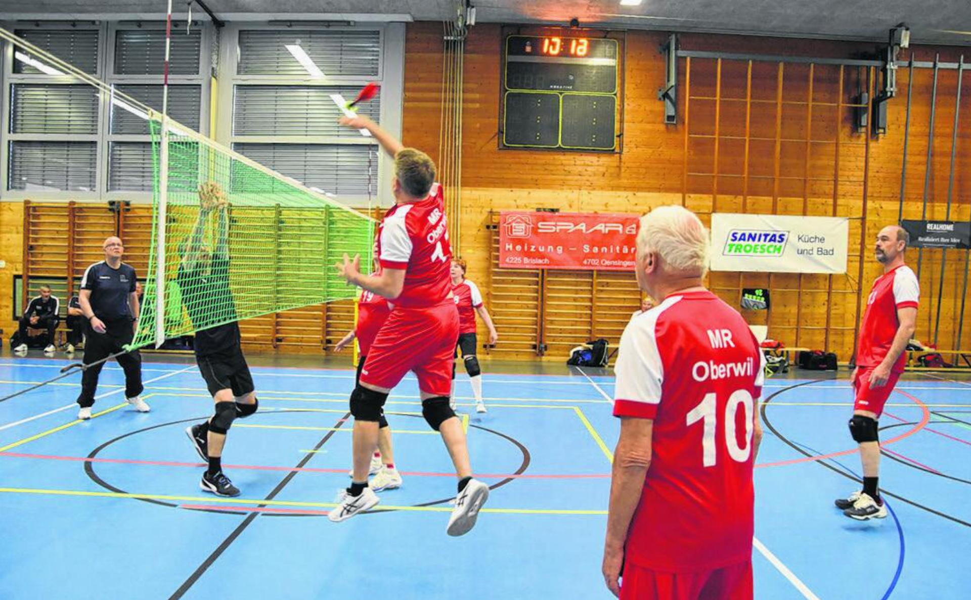 16. Indiaca-Plauschturnier in der Turnhalle Thomasgarten am 26. April