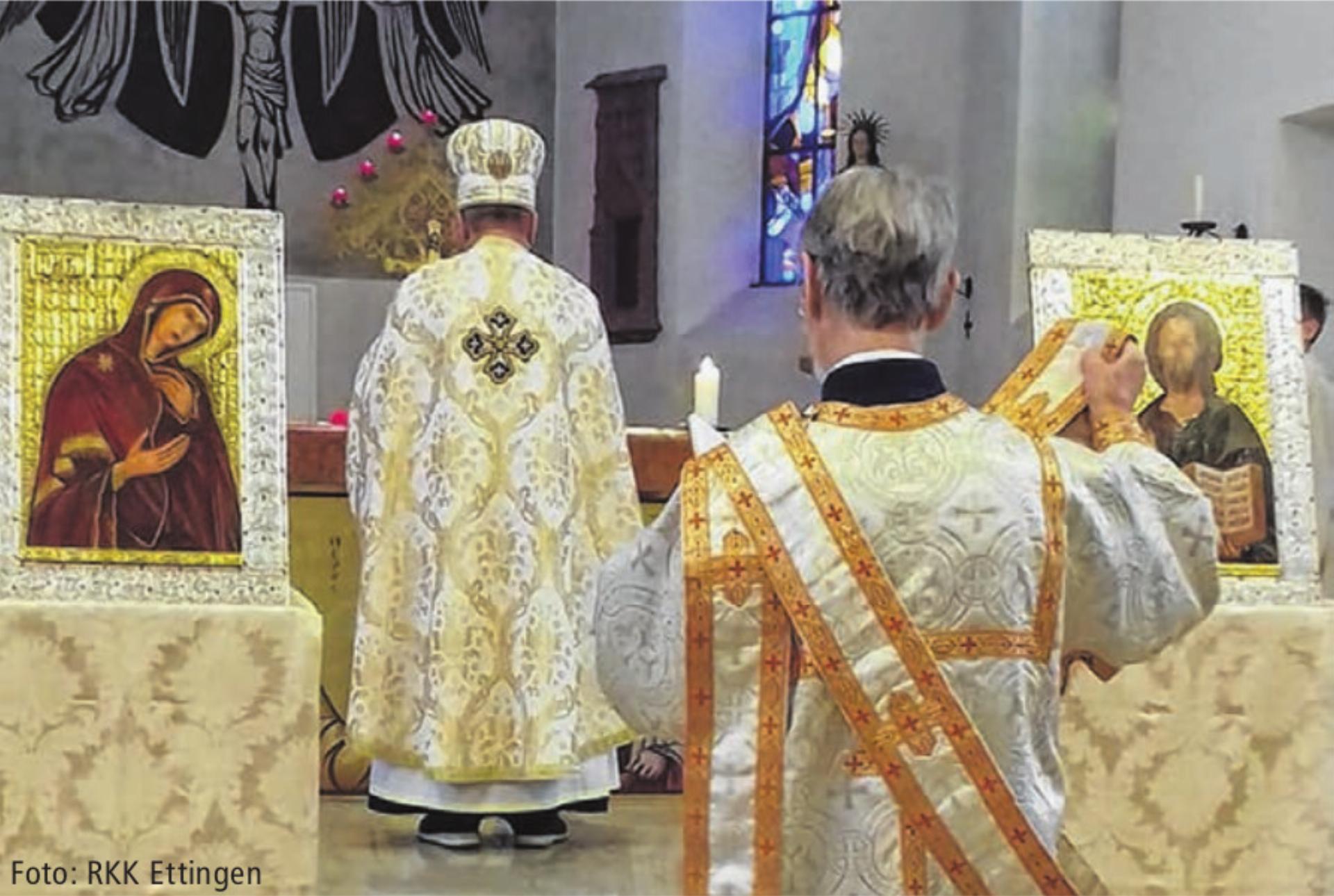 Byzantinische Liturgie mit Schweizer Romanos-Chor - Das Bild wird blockiert. – Möglicherweise durch einen aktiven Adblocker.