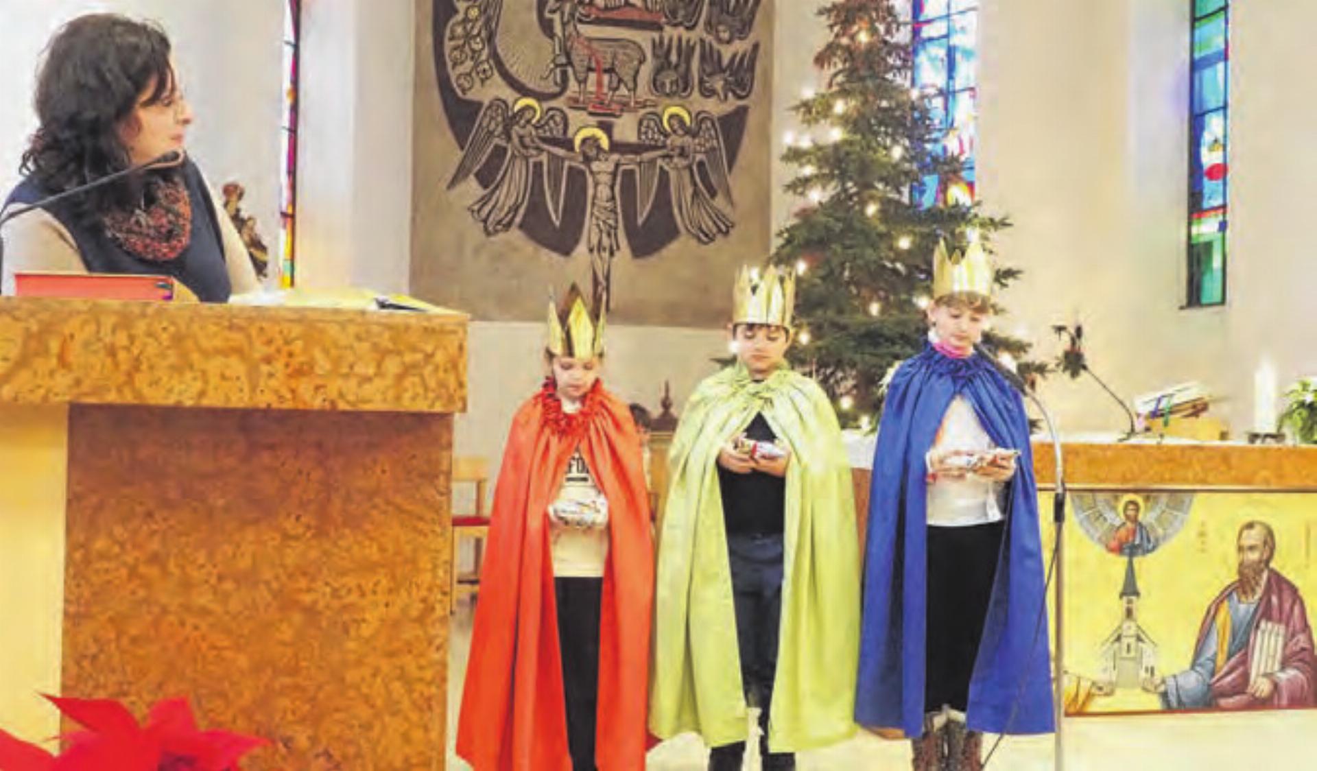 Aussendung der Sternsinger