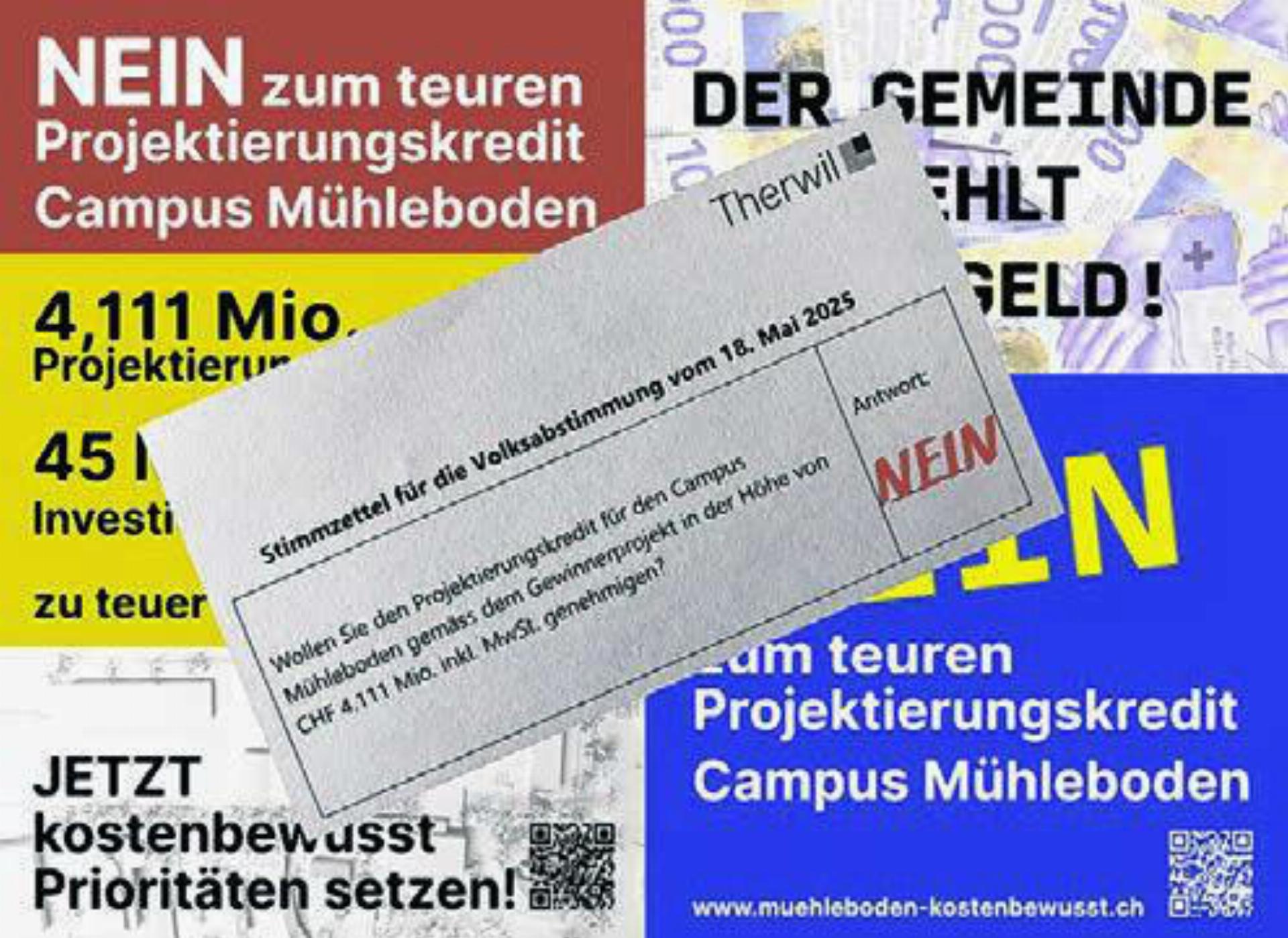 Für eine gute Primarschule, NEIN zum übertriebenen Projektierungskredit!