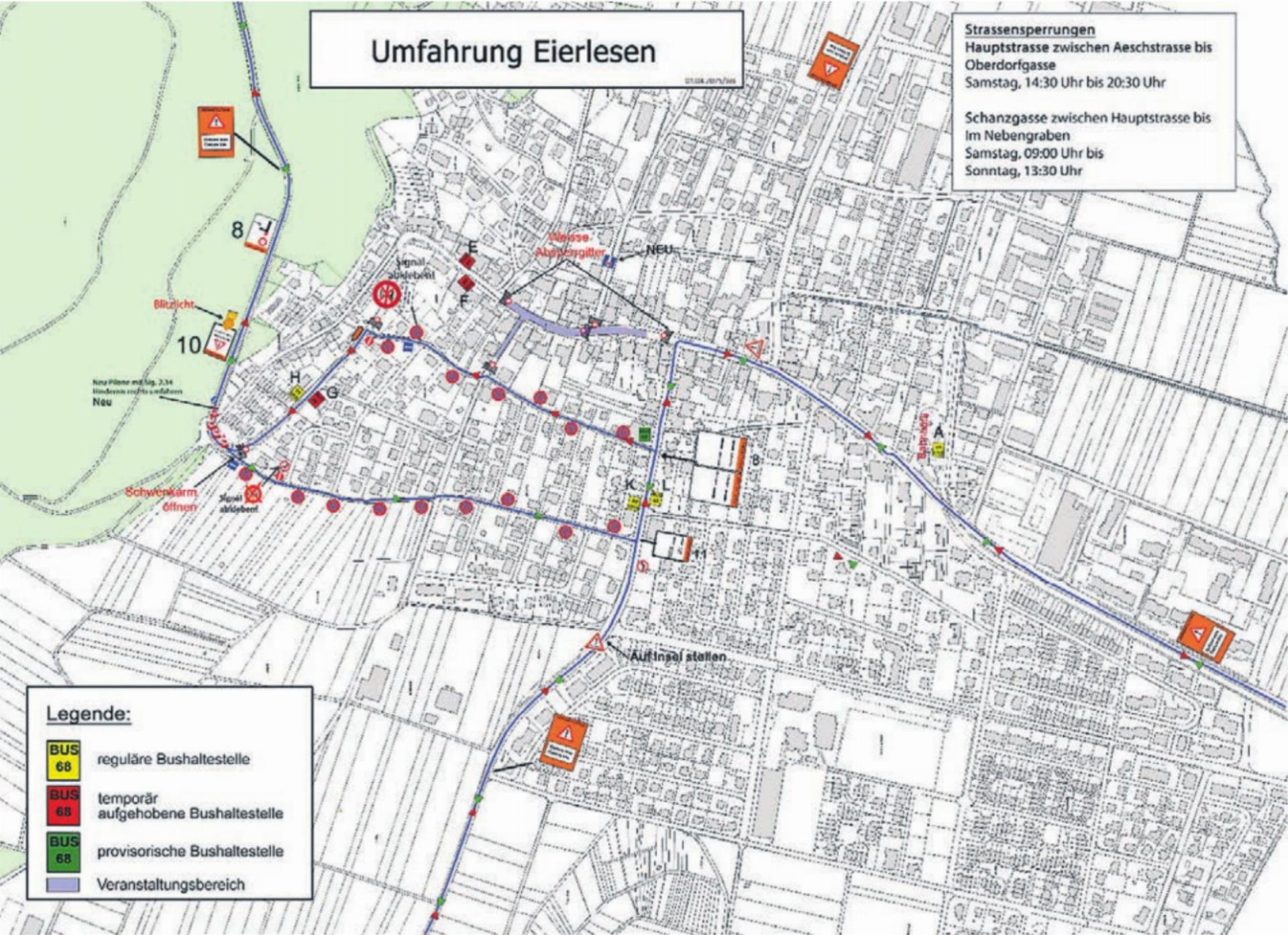 Verkehrspolizeiliche Information im Zusammenhang mit dem Eierlesen vom Samstag, 11. April - Das Bild wird blockiert. – Möglicherweise durch einen aktiven Adblocker.