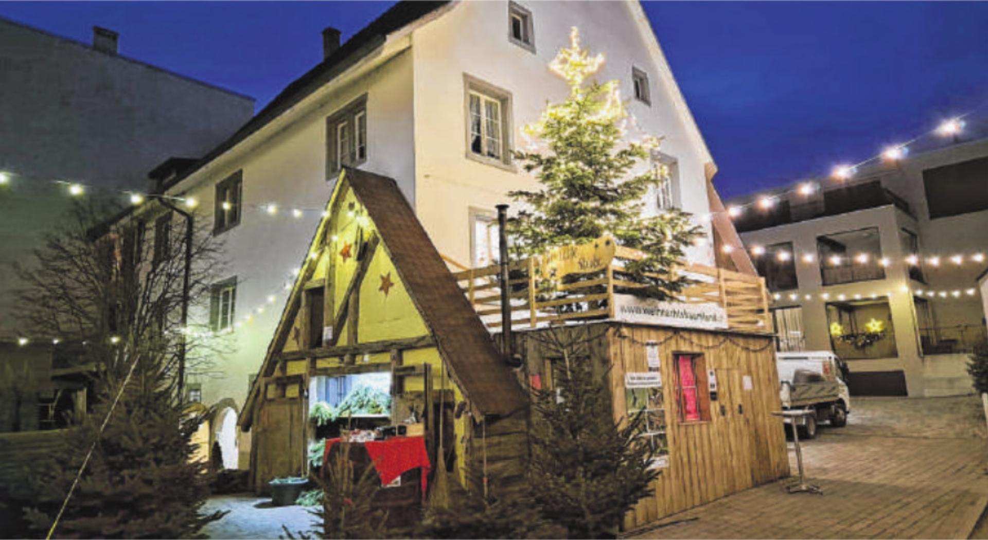 Weihnachtsbäume am Rauchlachsapéro - Das Bild wird blockiert. – Möglicherweise durch einen aktiven Adblocker.