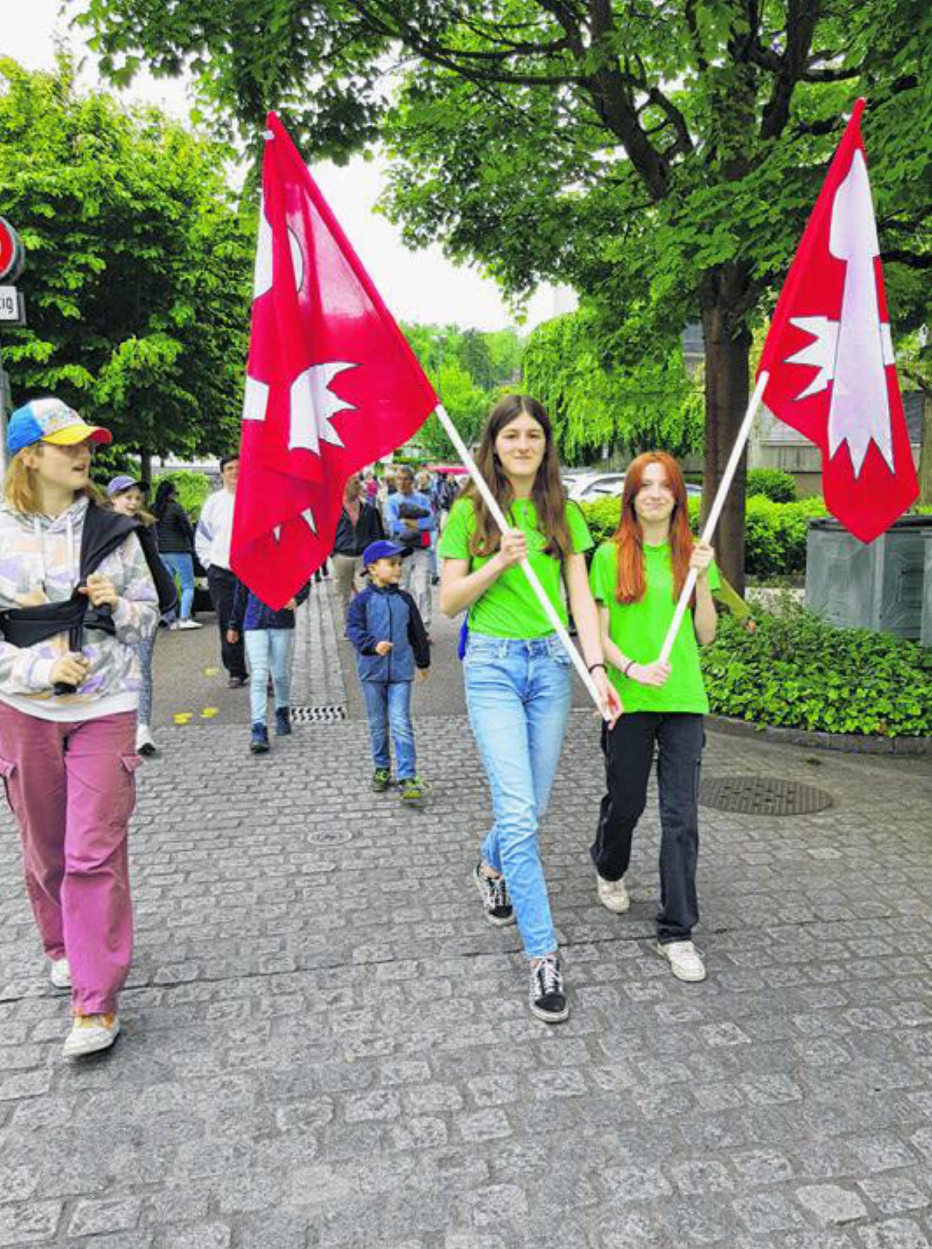 Auffahrtstag = Bannumgang in Bottmingen