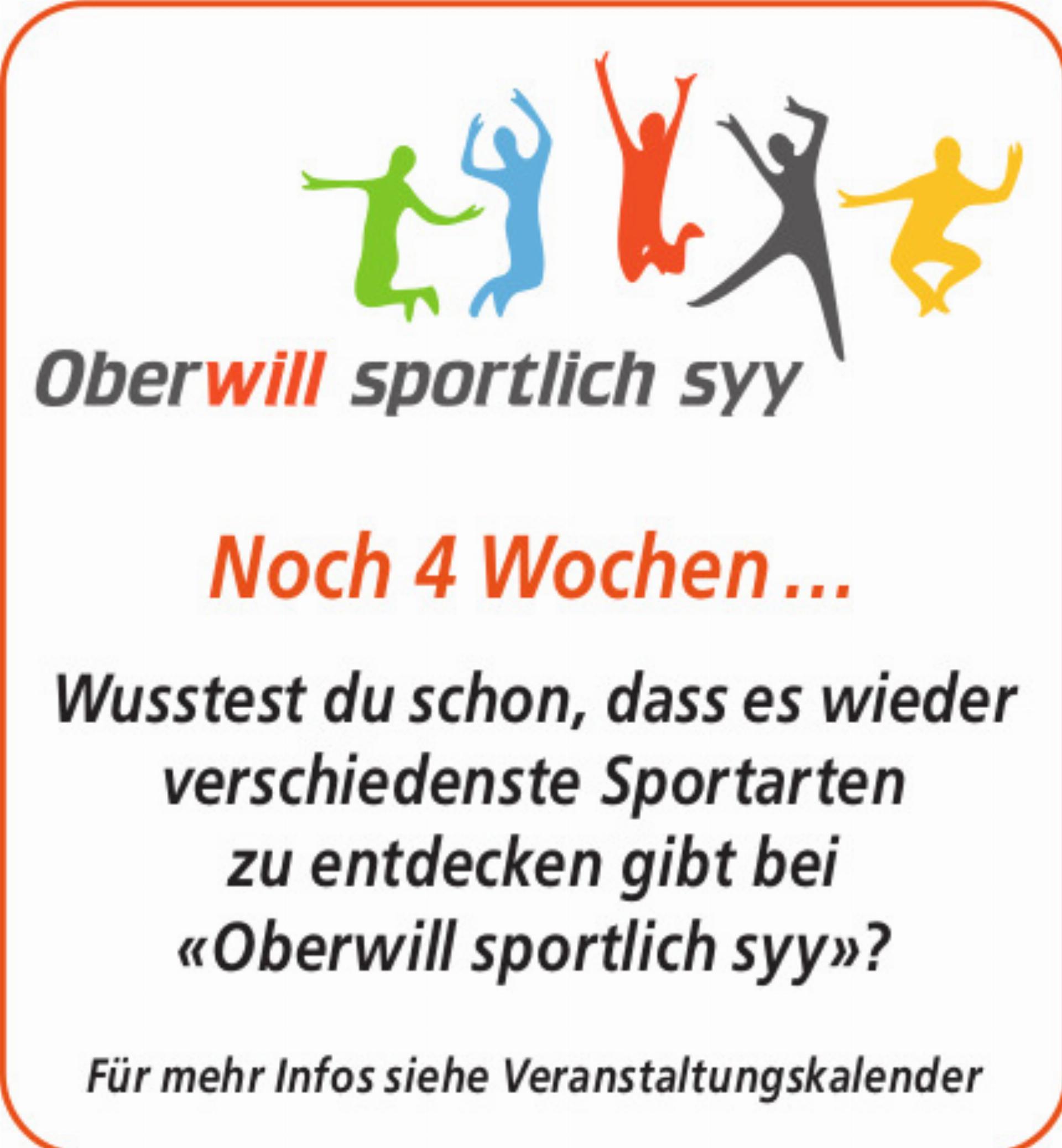 Noch 4 Wochen …