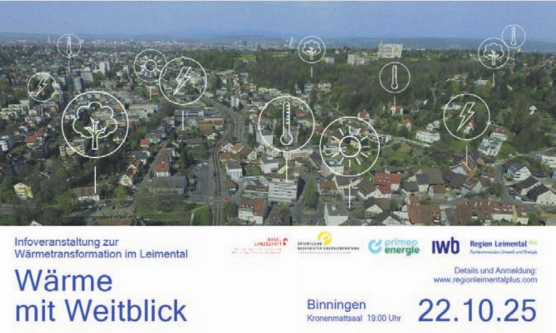 Wärme mit Weitblick – Infoveranstaltung zur Wärmetransformation im Leimental - Das Bild wird blockiert. – Möglicherweise durch einen aktiven Adblocker.