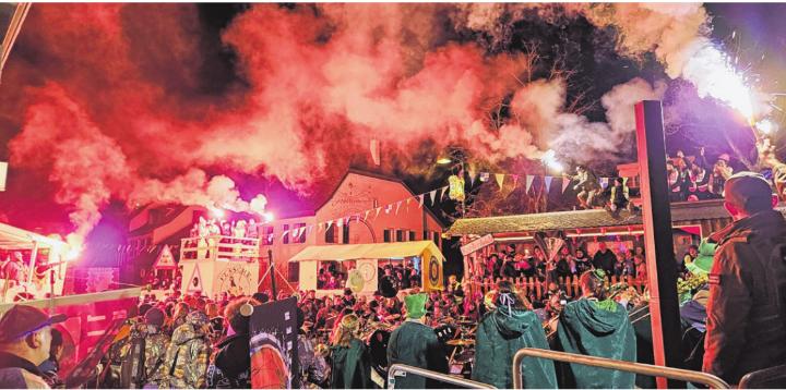 Am Gugge-Obe ging dann die Post ab.