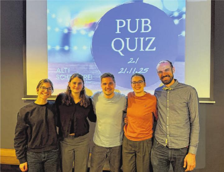 (v. l. n. r.) Lilli Borer, Tamina Hauser, Mirco Rust, Kim Maurer, Timo Rust.