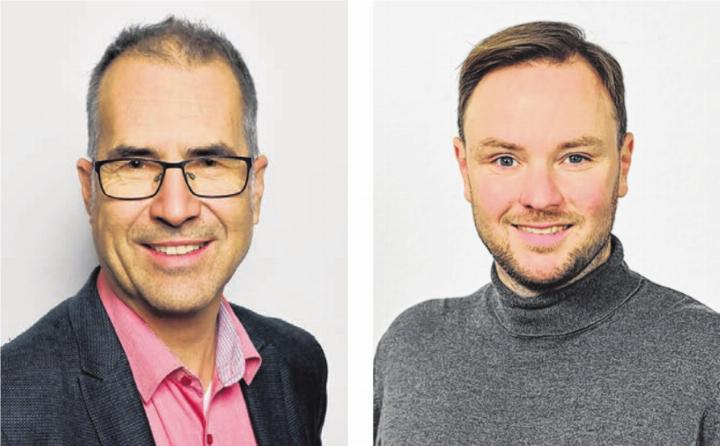 Martin Boltshauser (links) und Lukas Küng-Dobler.