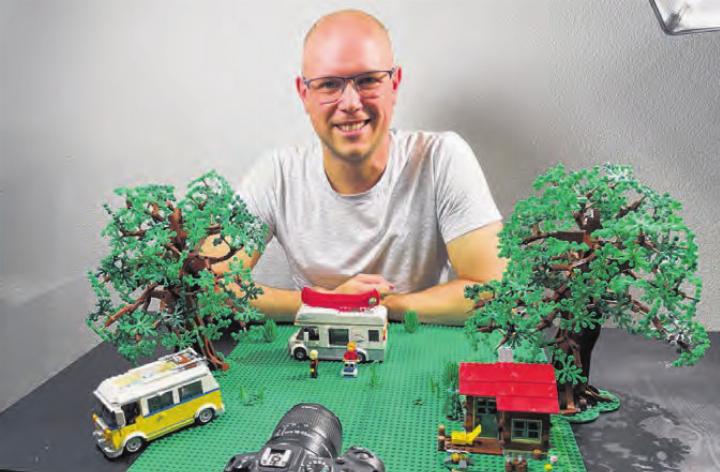 Stefan Minder in seinem Studio.