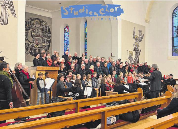 Studienchor Leimental Offenes Adventssingen 2024.