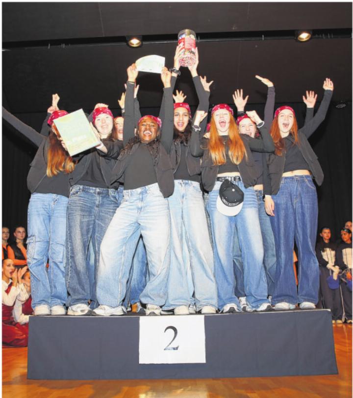 Die 18 Schülerinnen der Sekundarschule Oberwil räumten in Münchenstein den zweiten Platz ab.