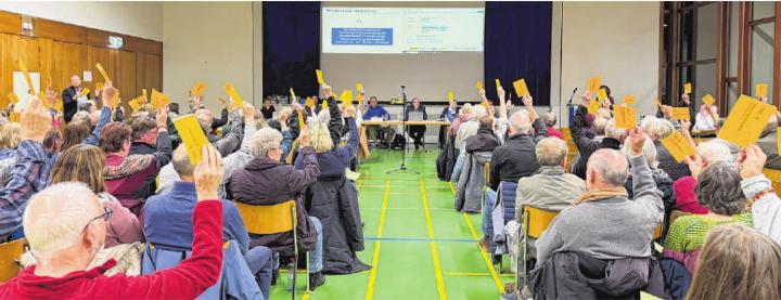 In der Ettinger Gemeindeversammlung von vergangener Woche ging es hauptsächlich um Finanzen. Foto: Nathalie Reichel In der Ettinger Gemeindeversammlung von vergangener Woche ging es hauptsächlich um Finanzen. Foto: Nathalie Reichel