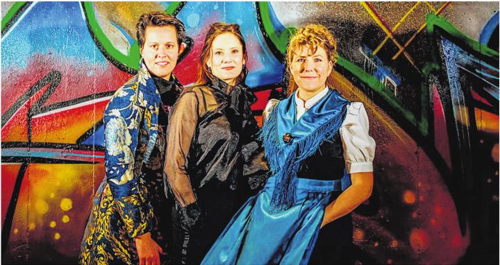 Das Trio VOLKS/LIED/KUNST verbindet Jodel, klassischen Gesang und Orgel zu einem besonderen Klangerlebnis. Foto: zVg