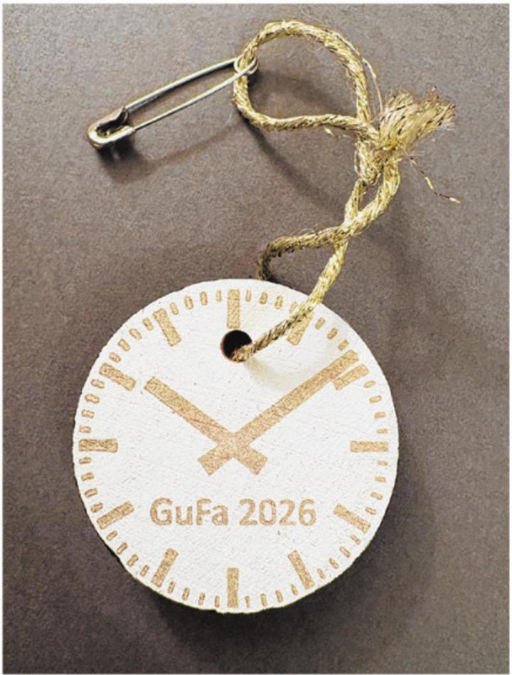 Ein echter Blickfang: Das besondere Fasnachtsabzeichen 2026 glitzert und funkelt. Ein echter Blickfang: Das besondere Fasnachtsabzeichen 2026 glitzert und funkelt.