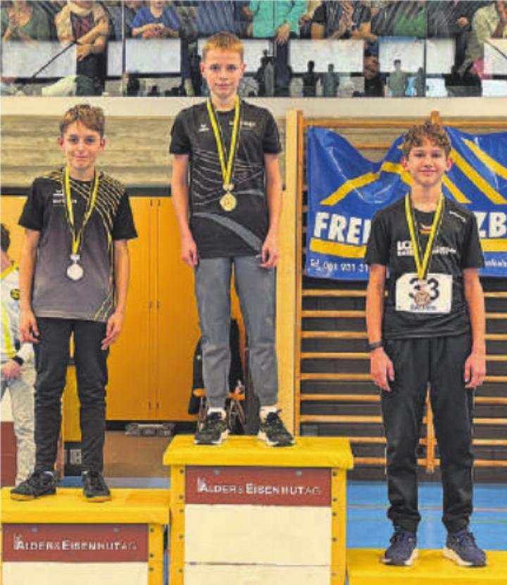 Liam Sonntag und Arjen Edler auf den Podestplätzen.