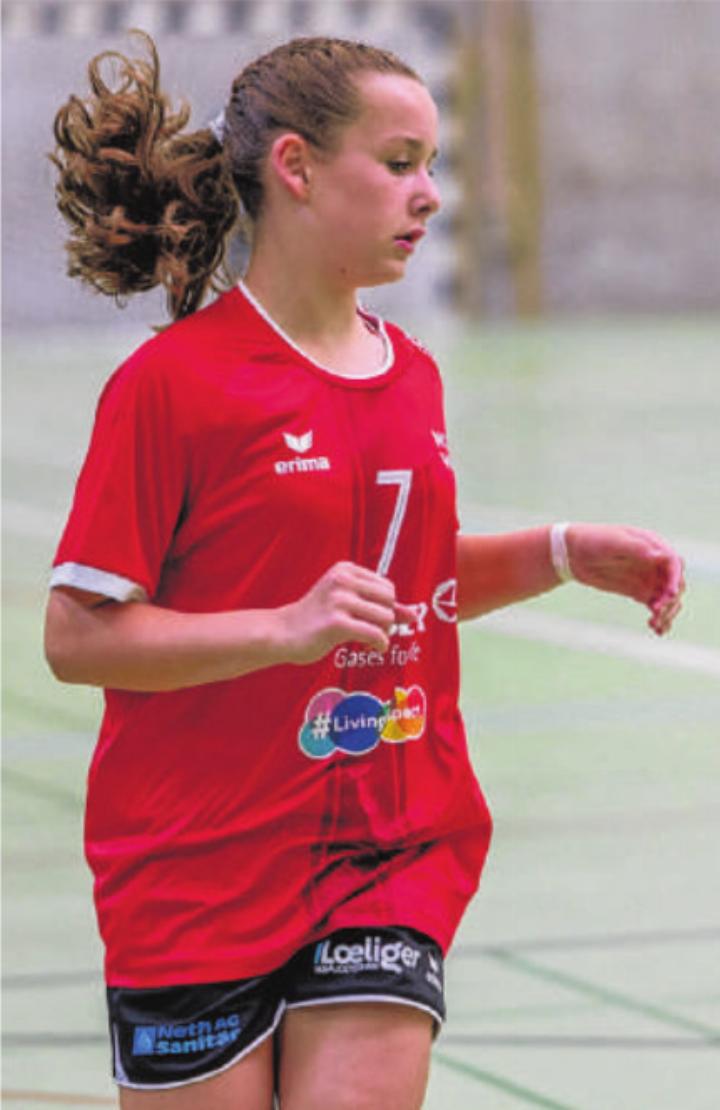 Das Foto zeigt die Oberwilerin, FU14-Elite-Spielerin Nuria Held. Foto: Melanie Freudiger/schumisportshots