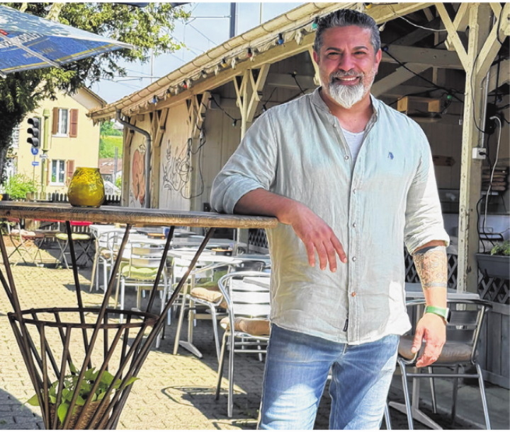 Ibrahim Sarmis – Wirt im Bahnhöfli Ettingen.
