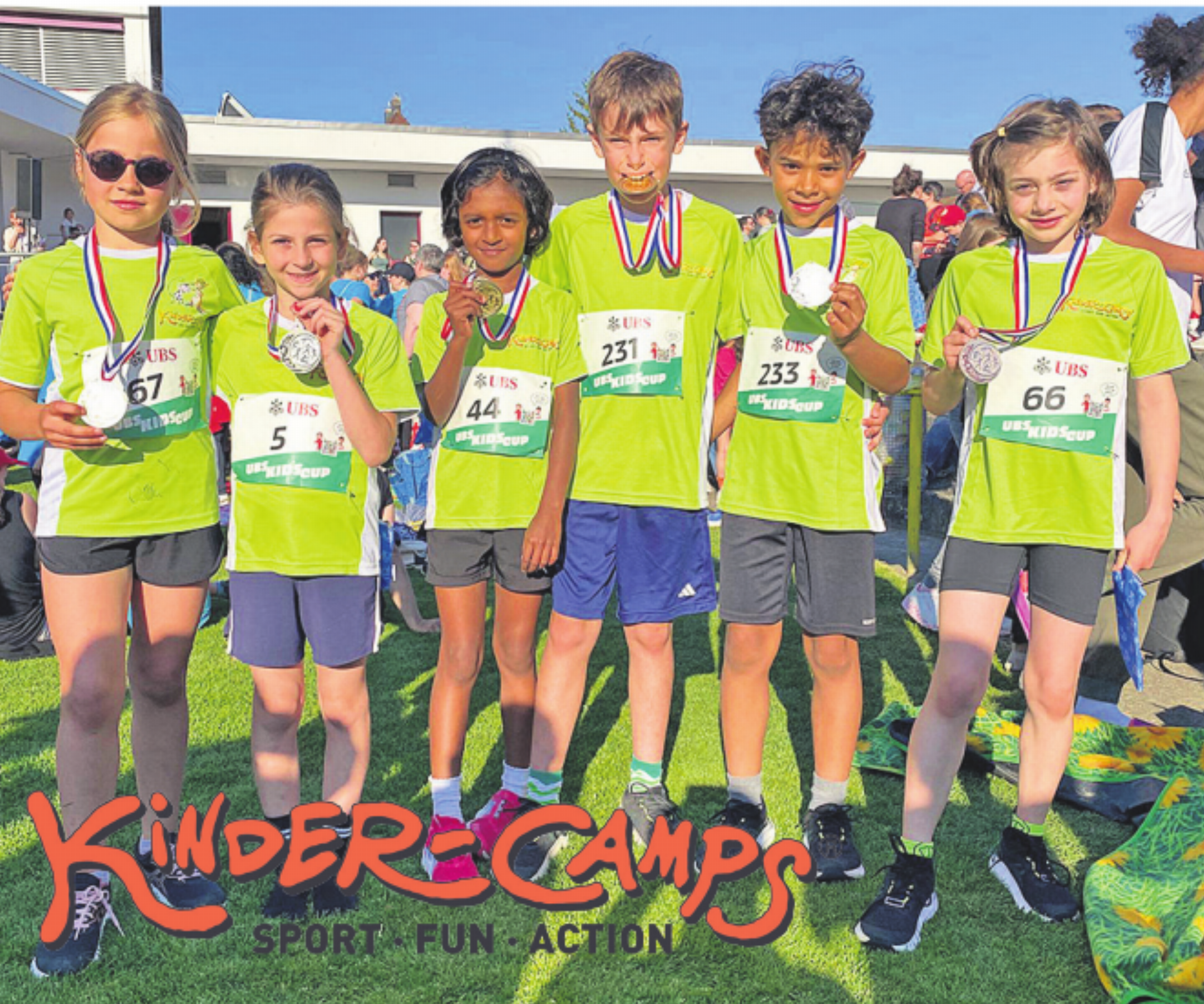 Erfolgreicher Wettkampf für das Team Kinder-Camps Athletics - Das Bild wird blockiert. – Möglicherweise durch einen aktiven Adblocker.