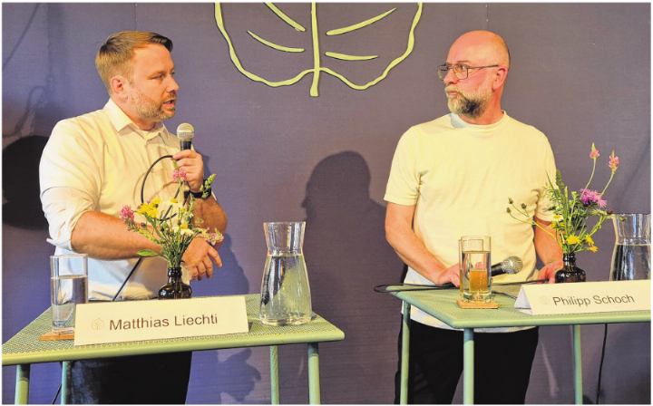 Die beiden Regierungsratskandidaten Matthias Liechti (links) und Philipp Schoch.