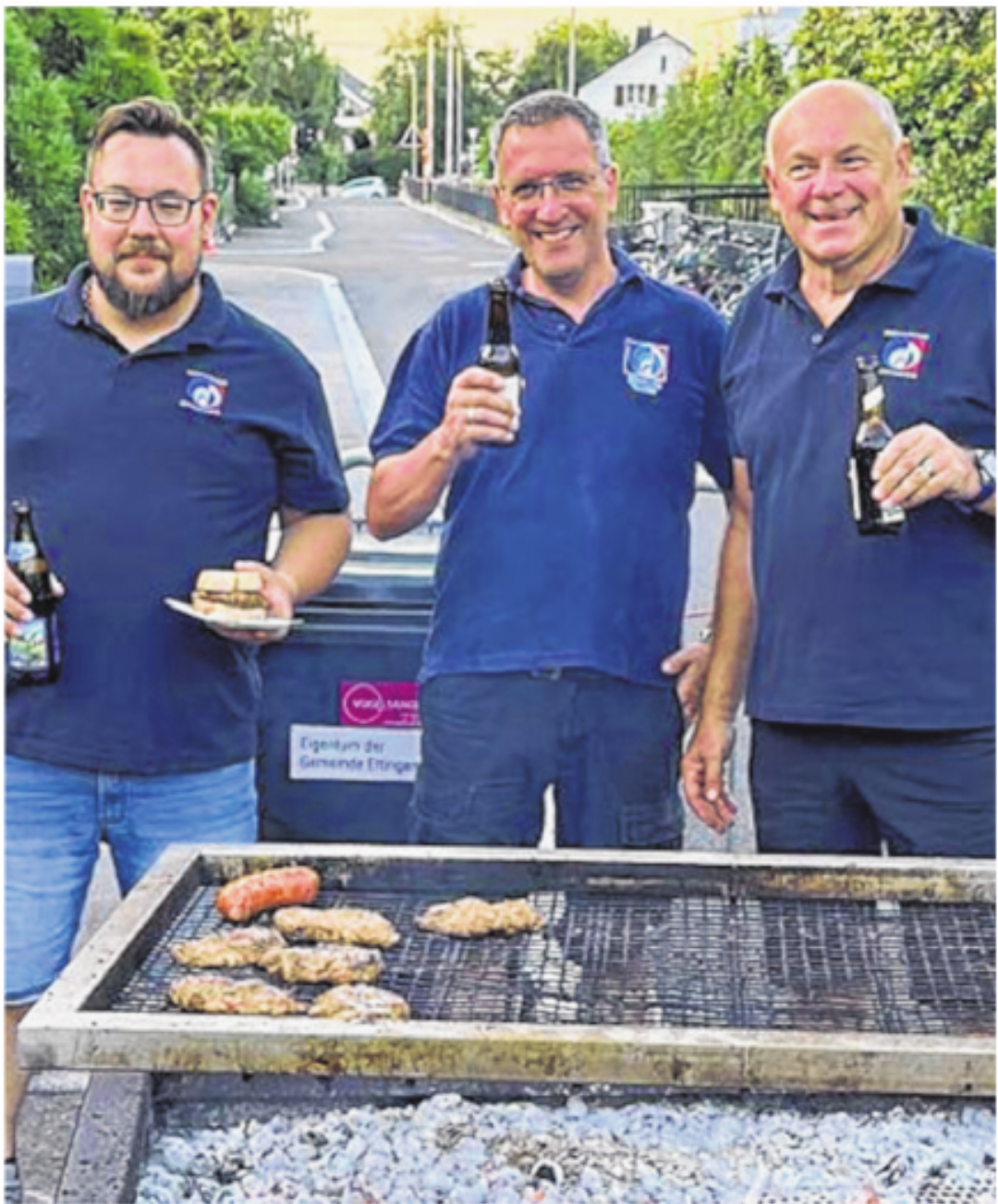 Ohne dieses Grill-Team geht gar nichts. Ohne dieses Grill-Team geht gar nichts.
