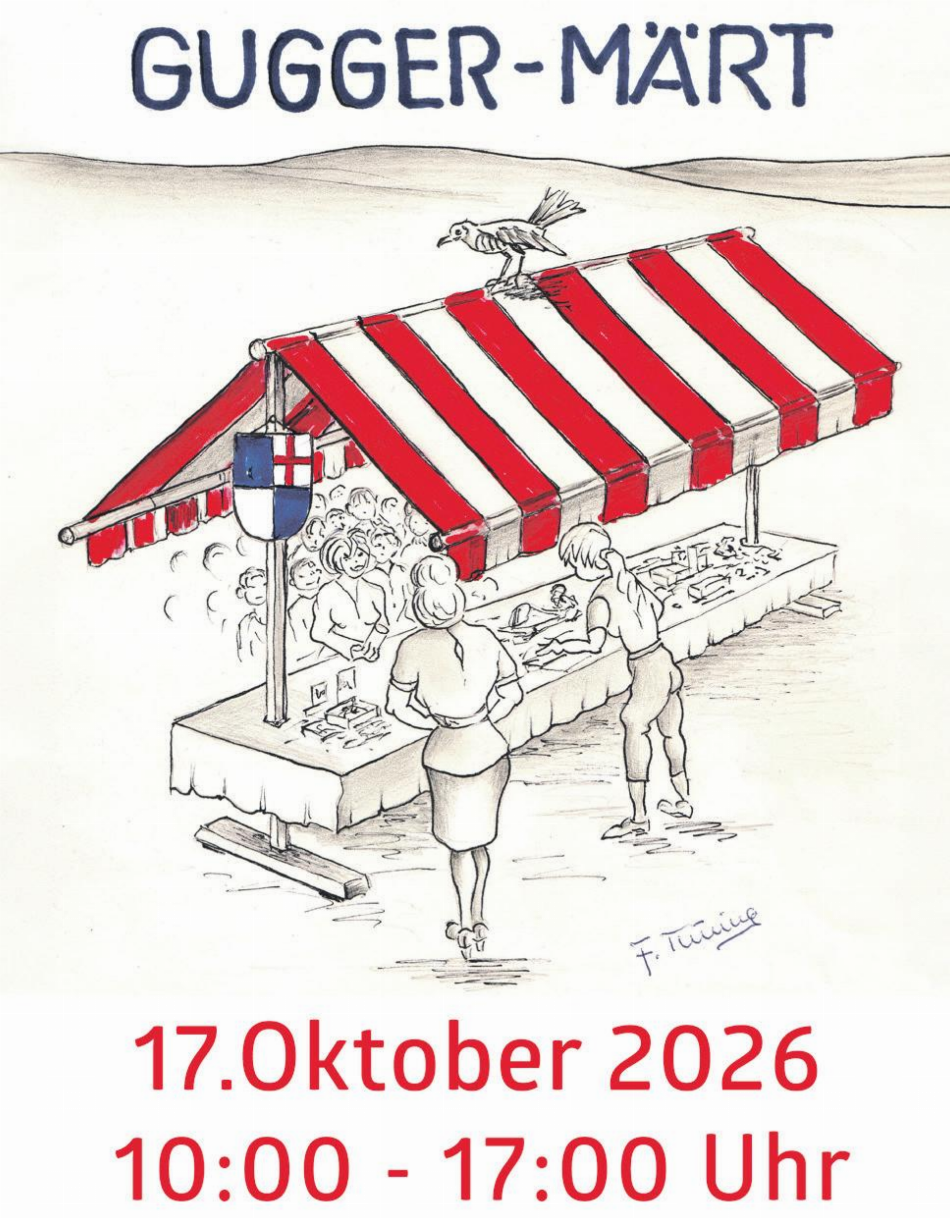 Gugger-Herbstmärt vom Samstag, 17. Oktober 2026 – Aufruf Anmeldung - Das Bild wird blockiert. – Möglicherweise durch einen aktiven Adblocker.
